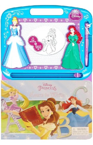 Disney Princess Learn To Write Inc Magnetic Drawing Kit